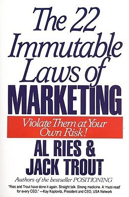 The 22 Immutable Laws of Marketing Dedicated to the elimination of myths and misconceptions from the marketing process; those are the first words written by Al Ries and Jack Trout, as a prelude to a business classic book that has long since influenced marketing thought forever. Right from the very beginning, this book touches a nerve when